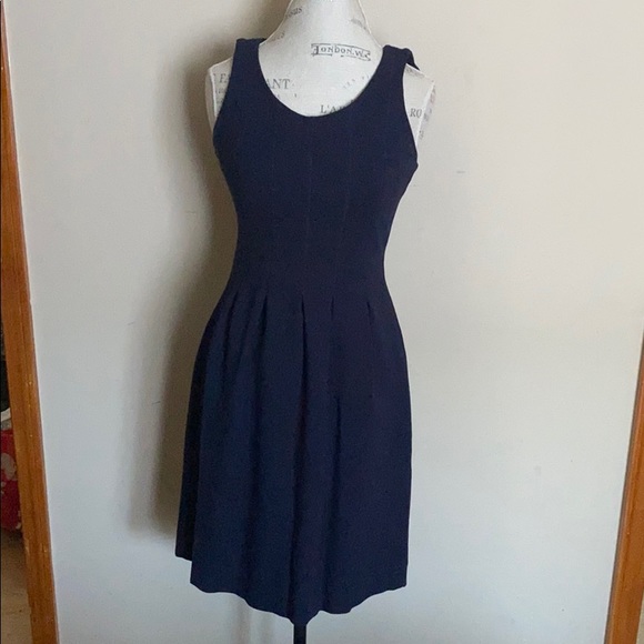 J.Crew Navy Shift Dress sz 4 - Picture 1 of 4